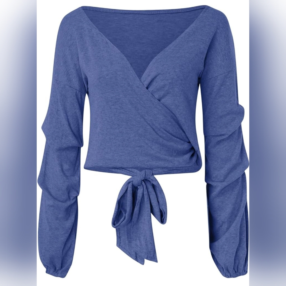 Wrap sweater